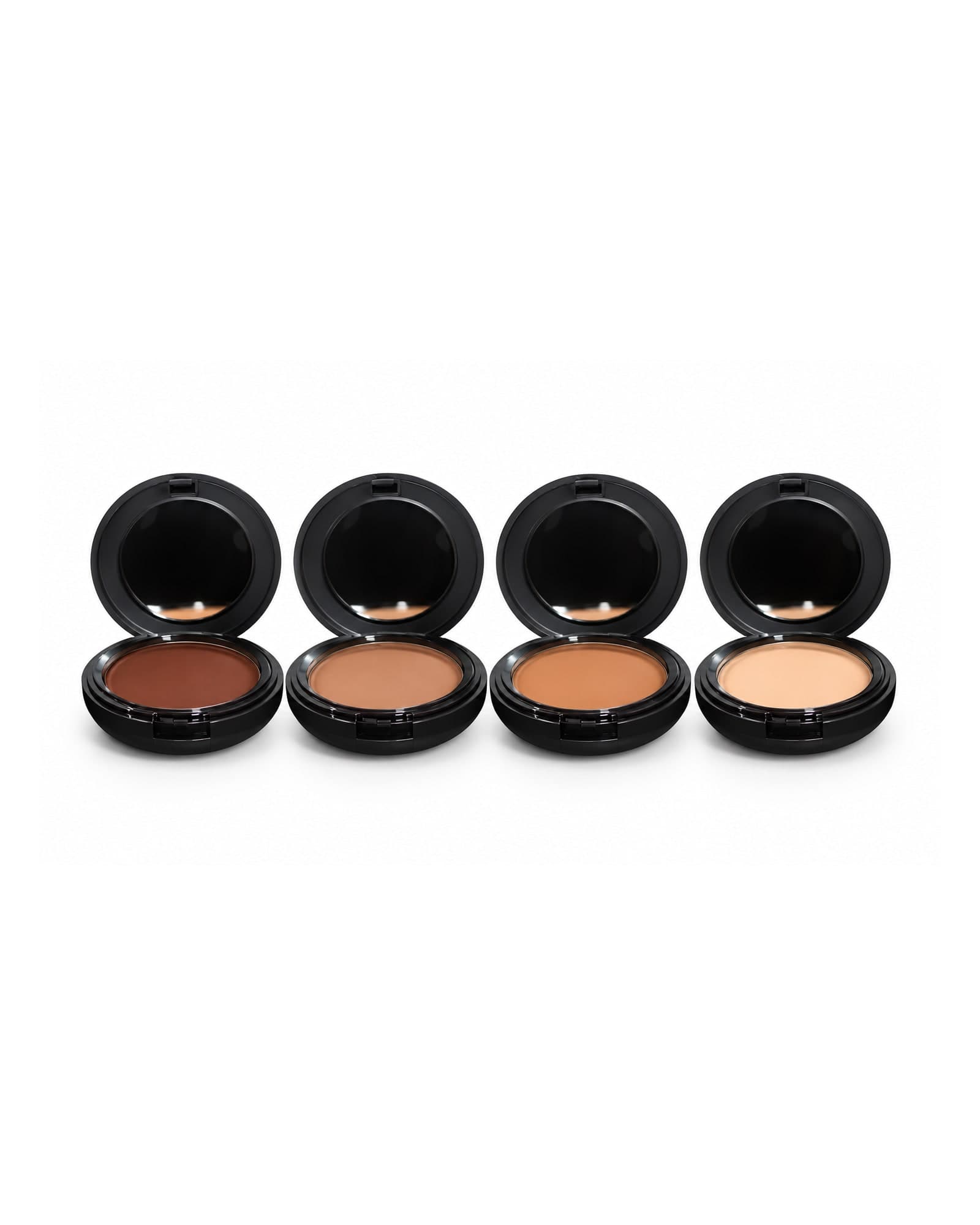 Crème to Powder Foundation in all four shades